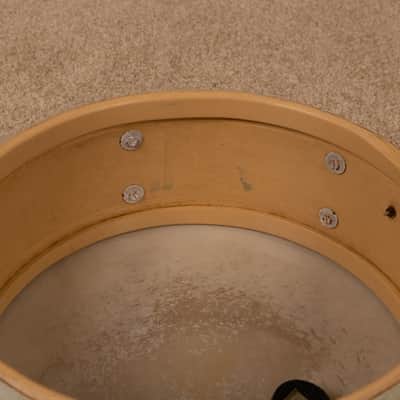 1960s Slingerland 5x14 White Marine Pearl Deluxe Student Snare Drum image 11