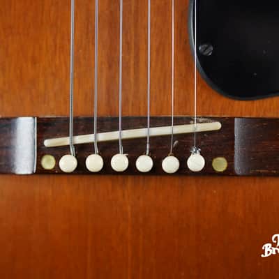 100% Original Time Capsule! 1962 Gibson LG-0 Natural (Rare Factory Black Pickguard!) image 9