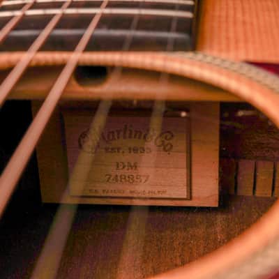 Martin DM Dreadnought Mahogany USA Nazareth + Original Case – Fully Set Up image 13