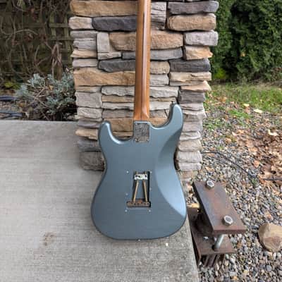 Mario Martin S Style Guitar- Metallic Charcoal Frost image 6