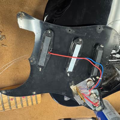 Fender Squier Stratocaster 1983/84 MIJ Black Replacement Neck image 9
