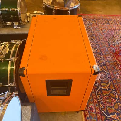 With added casters- Orange OBC410HC 600-Watt 4x10" Bass Speaker Cabinet 2024 - Present - Orange image 2