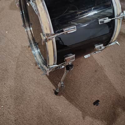 Pearl Maple Shell Bass Drum 22x16 - Black Wrap image 3