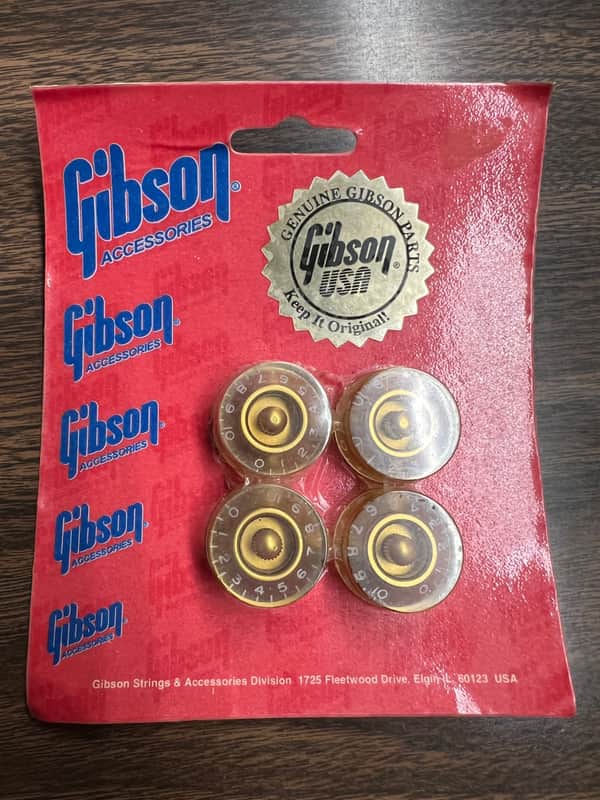 Gibson Gold Speed Knobs for Guitar SK-020 FOUR KNOBS image 1