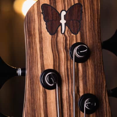 Fodera Monarch 5 Elite 38th Anniversary Zebrawood 2022 image 4