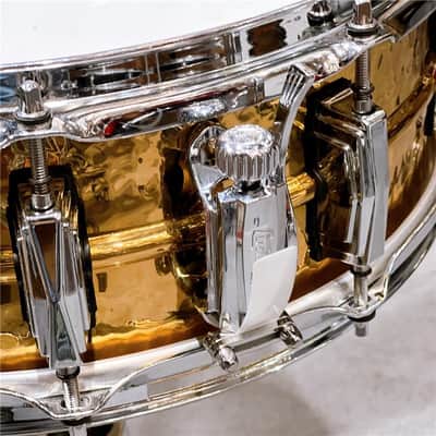 Ludwig USED ​​LB550K [Hammered Bronze Snare Drum / 14x5] image 2