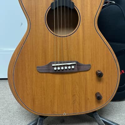 Fender Highway Series Acoustic/Electric Parlor Mahogany Top - All Mahogany image 2