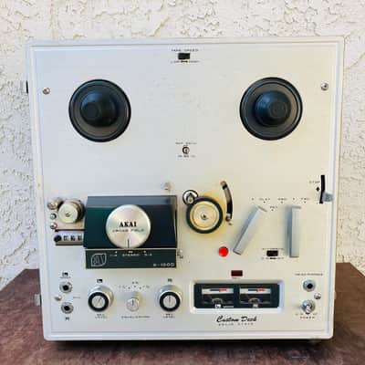 Vintage 1960s Reel to Reel Tape Recorder Akai X-100D, Not Working image 1