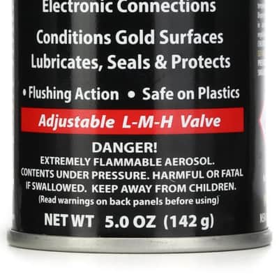Hosa Technology G5S-6 Caig DeoxIT Gold Spray Contact Enhancer 5oz Cleaner image 2