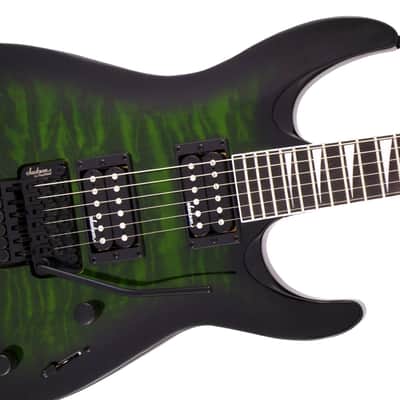 Jackson JS Series Dinky Arch Top JS32Q DKA Guitar Transparent Green Burst image 4