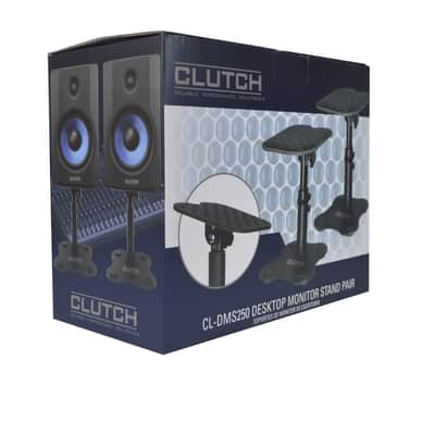 Clutch CL-DMS250 Adjustable Height Desktop Studio Monitor Speaker Stands Pair image 18