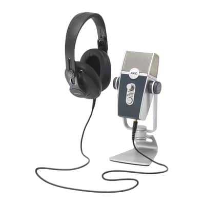 Mint AKG Podcaster Essentials Toolkit w/ Lyra USB Microphone & K371 Headphones image 1