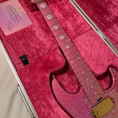 ESP Custom Shop SNAPPER-7 Ohmura Custom “Pink Monster” - 15th Anniversary Limited Edition 2021 - Twinkle Pink image 3