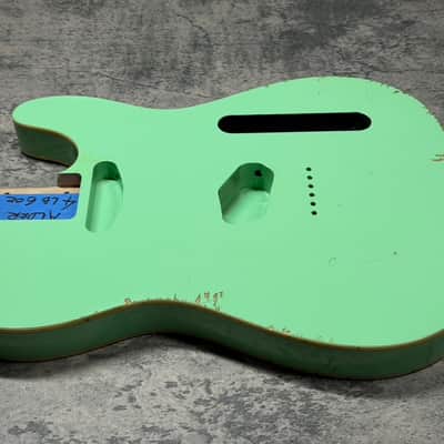 Real Life Relics Tele® Telecaster® Body Double Bound Aged Surf Green image 5