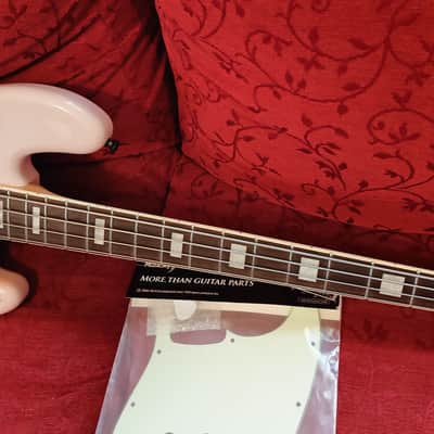 Harkey Benton MV-4JB Gotoh SP 2023 Shell Pink Jazz Bass. New with extras! image 4