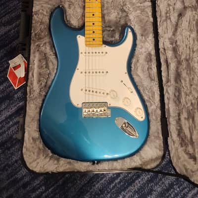 Fender Eric Johnson Stratocaster with Player Plus maple neck 2022 - Lucerne Aqua Firemist image 1