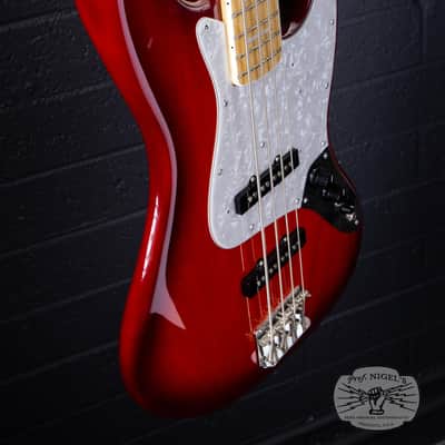 Tokai AJB118 Jazz Bass MIJ Trans Red Burst Ash Lightweight 8lb Made in Japan image 6