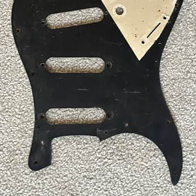 1973 1974 1975 1976 Fender Stratocaster guitar pickguard black image 3