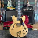 D'Angelico Excel DC Vintage Natural 2014 Semi-Hollow Electric Guitar w/ Mods
