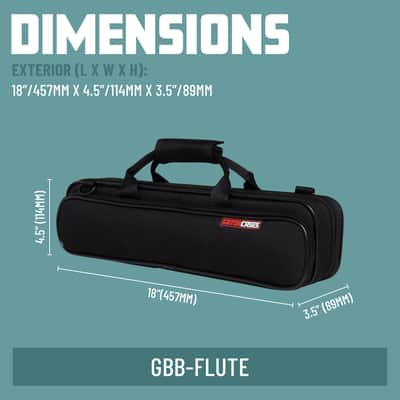 Gator Cases Largo Series Lightweight Beginner Case for B/C-Foot Flute; (GBB-FLUTE) image 10