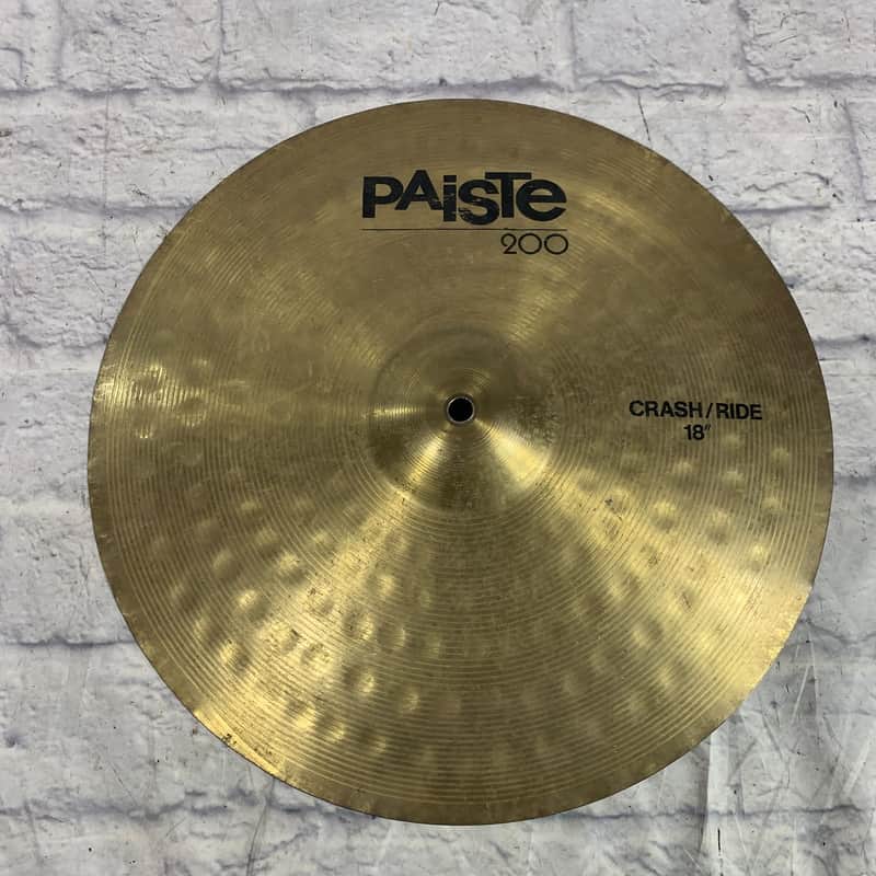 Paiste 18" 200 Crash/Ride Cymbal image 1