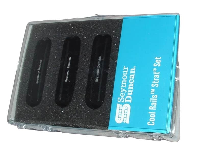 Seymour Duncan SCR-1 Cool Rails for Strat Black Pickup Set