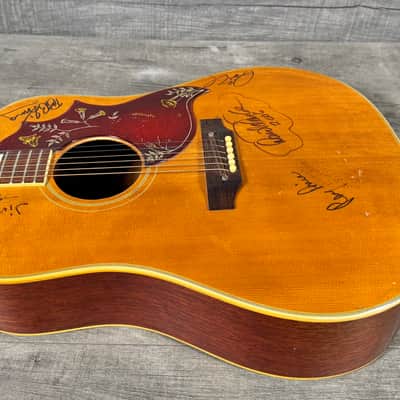 Gibson Hummingbird 1968 - Natural - Signed by David Allan Coe, BB King,  Ray Price, Roy Clark, and Jim Stafford!! image 9
