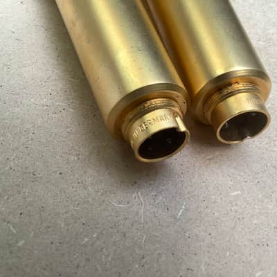 2x Sennheiser GOLD MD 415 N / nice set Vintage made in Germany 70’s Ultra rare GOLD version microphone set ! image 12