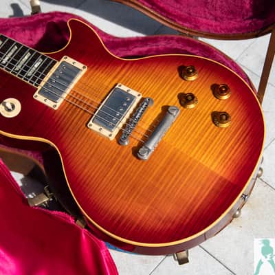 1989 Gibson ‘59 Les Paul Pre-Historic Flametop Reissue - '57 Classic PAF's! - AAAA Killer Top! Heritage Cherry Sunburst - Yamano Export w OHSC & Pro Set Up! (Perfect Frets/Action/Intonation) image 13