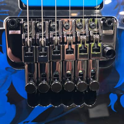 Ibanez Steve Vai Signature Premium Series Jem77 Blue Floral, Maple Fingerboard with Gigbag image 3