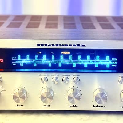 ✨ Marantz 2230 Vintage Receiver — Serviced • Partial Recap • Warm-White LED • New Vellum • Wood-Grain Metal Cover image 2