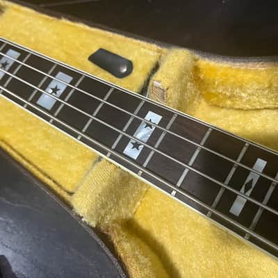ULTRA RARE- Ibanez 2615B Artist Series Double Cutaway 4-String Bass 1970s - Natural Mahogany image 9