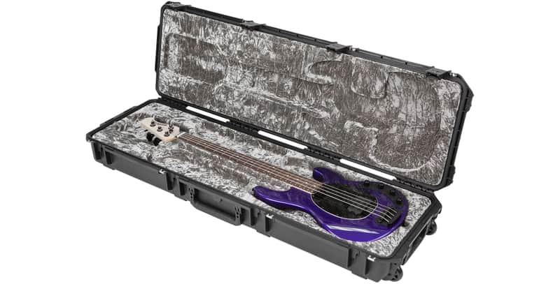 SKB 3i-5014-SRB iSeries Electric Bass Case, Music Man Sting Ray Interior, TSA Latches, w/wheels image 1