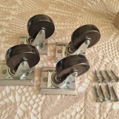 Mesa Boogie Track-Loc 3" Caster Set with Mounting Plates image 1