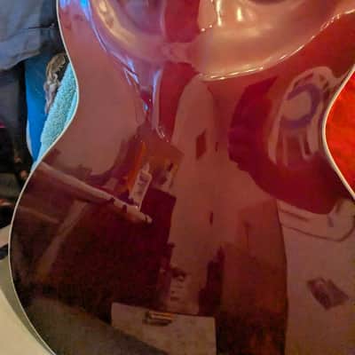 Ibanez AS7312-TCR Artcore custom rainbow image 8