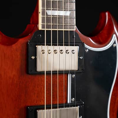 Epiphone Inspired by Gibson Custom 1964 SG Standard with Maestro Vibrola Reissue - Cherry Red image 4