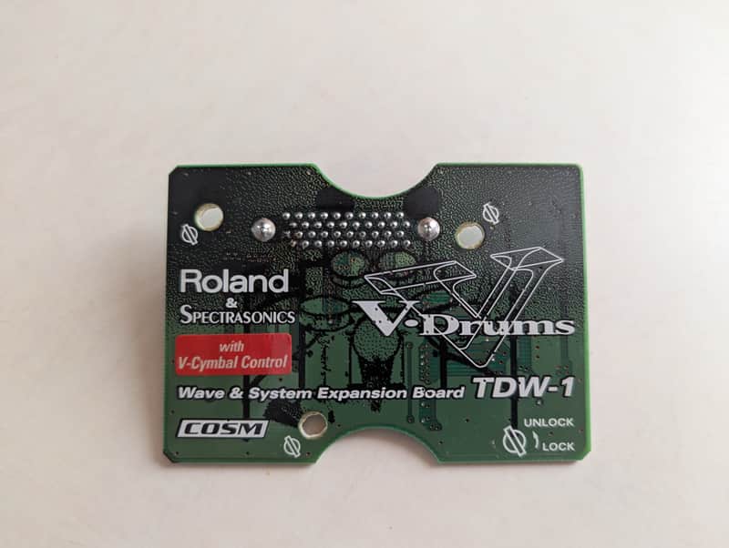 Roland TD-10 TDW-1 Percussion Synthesizer Drum Module Expansion Card image 1