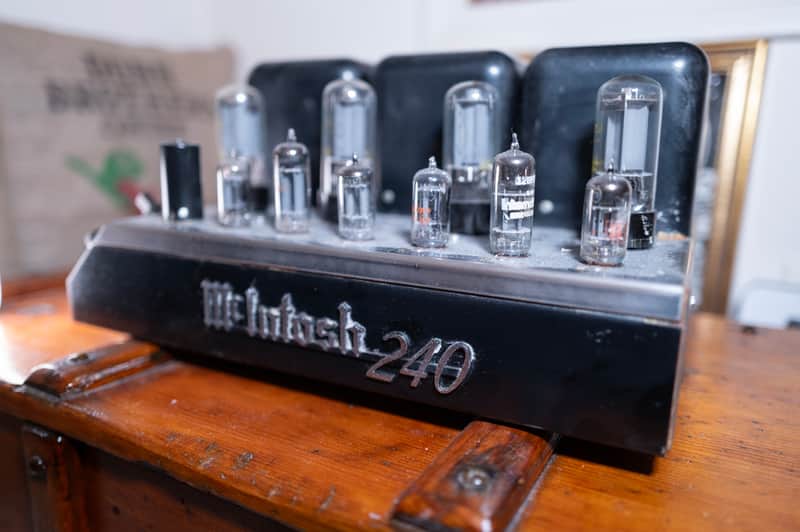 McIntosh MC240 40-Watt Mono Tube Power Amplifier 1960s with Mullard Westinghouse 6L6 Output Tubes image 1