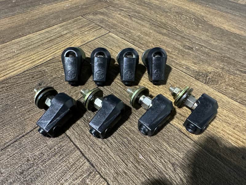 Yamaha Quick Release Bass Drum Spares Lugs Hardware / Set Of 8 #MV24 image 1