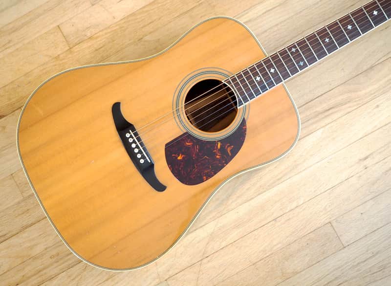 1980's Fender Capistrano Dreadnought Acoustic Guitar Spruce | Reverb