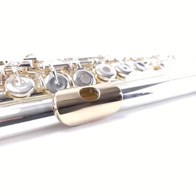 Refurbished Pearl 665 Vigore Gold Lip C# Trill Open Hole Intermediate Flute image 3