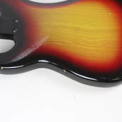 1978 Fender Precision Bass BODY Sunburst ASH Super CLEAN USA 4-Bolt Lightweight 5.2 lbs PBass 1970's Vintage image 15