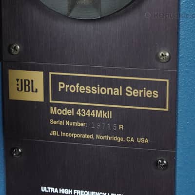 JBL 4344 MKII Studio Monitor Speakers – Restored– Free Shipping – 1-Year Warranty image 13