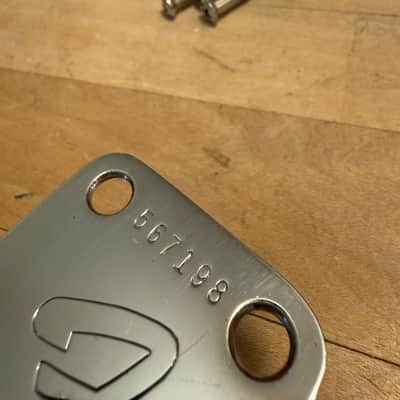 1974 Fender Stratocaster 3 bolt Neck Plate Telecaster ORIGINAL vintage with screws image 2