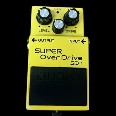 Boss SD-1 Super OverDrive - Present - Yellow - X3926 image 1