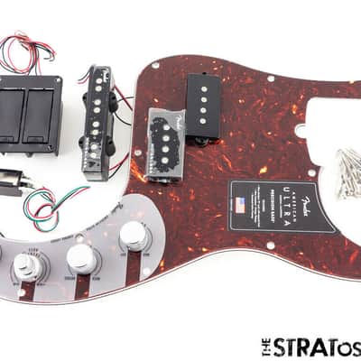 USA Fender Ultra P Bass LOADED PICKGUARD Precision Active Noiseless Tortoise image 1