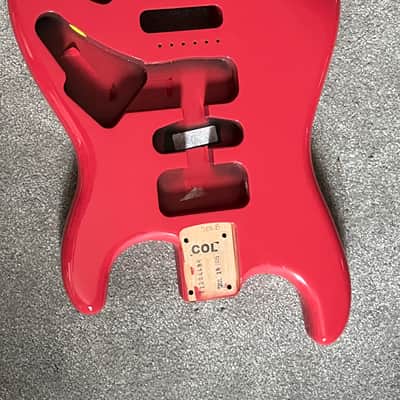 Fender American Professional Classic Stratocaster guitar body Dakota red image 1