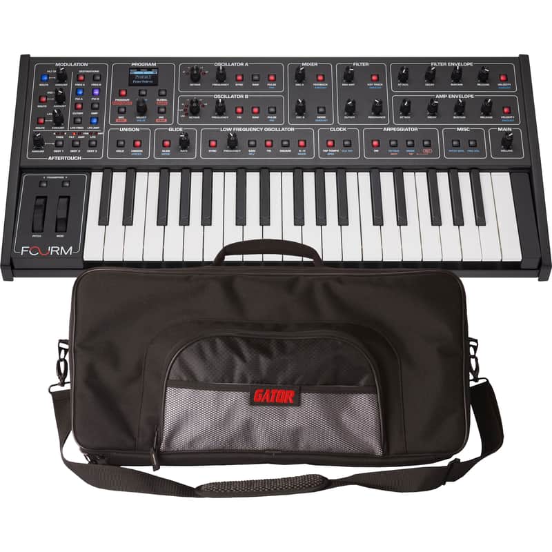 Sequential Fourm 4-Voice Polyphonic Analog Synthesizer CARRY BAG KIT image 1