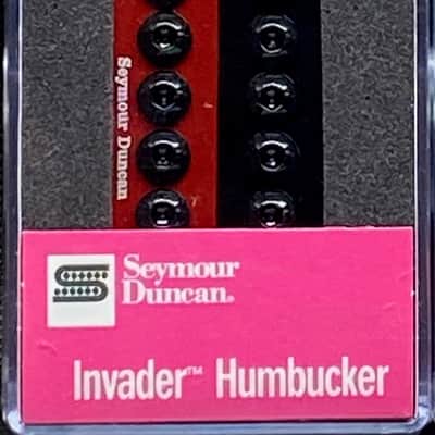 Seymour Duncan SH-8B Invader 6 String Bridge Humbucker - RED/BLACK Zebra image 2