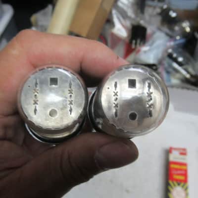 perfect match pair philco  RCA 6sn7 gtb 1950 image 4
